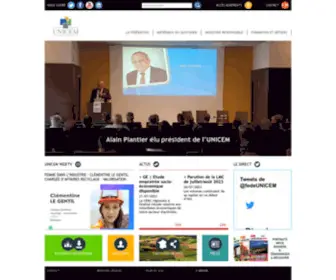 Unicem.fr(Unicem) Screenshot