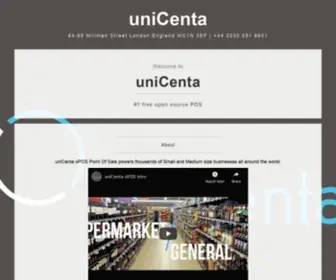 Unicenta.org(uniCenta) Screenshot