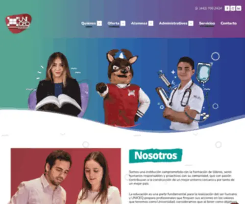 Uniceq.edu.mx(UNICEQ Universidad Central de Querétaro) Screenshot