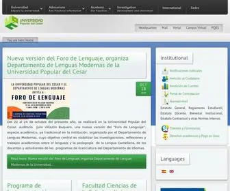 Unicesar.edu.co(Universidad Popular del Cesar) Screenshot