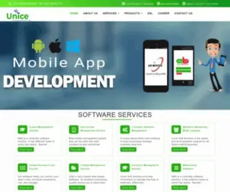 Unicesoftware.com(Unice Soft Solutions) Screenshot