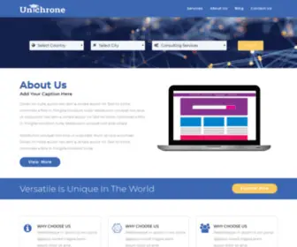 Unichrone.net(Global Consulting Services) Screenshot
