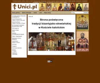 Unici.pl(Obrządek bizantyjsko) Screenshot