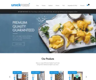 Unickfoodsretail.com(Frozen Foods) Screenshot