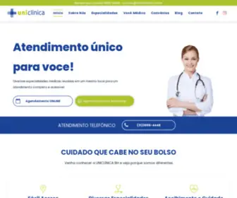 Uniclinicabh.com.br(UniClínicaBH) Screenshot