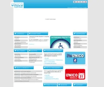 Unicocampania.it(Unico Campania) Screenshot