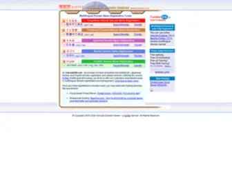 Unicodedn.com(Chinese/Japanese/Korean Multilingual Domain Name Registration) Screenshot