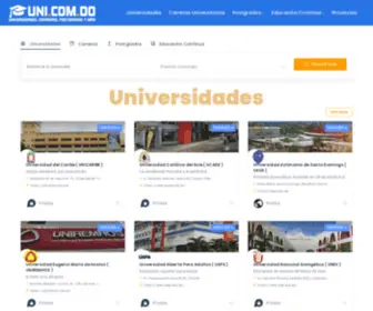 Uni.com.do(Universidades) Screenshot