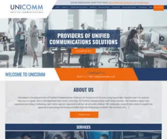 Unicomm.co.uk(Unified Communications & Convergence) Screenshot