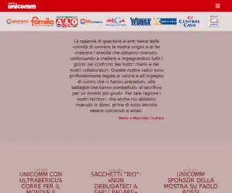 Unicomm.it(Gruppo Unicomm S.p.A) Screenshot