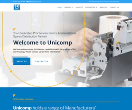 Unicomp.co.uk(PoS Service Centre) Screenshot