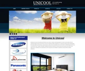 Unicool.co.za(Air Conditioning Service) Screenshot