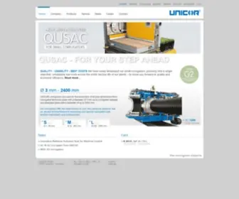 Unicor.com(Pioniere der Wellrohr) Screenshot