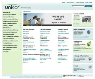 Unicor.gov(Unicor Online) Screenshot