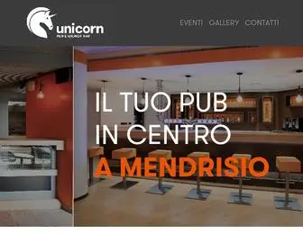 Unicorn-Bar.ch(Pub & Lounge Bar a Mendrisio) Screenshot