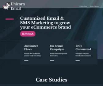 Unicorn-Email.com(Unicorn Email Agency) Screenshot