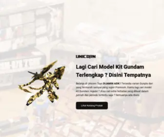 Unicorn-Toys.com(Toko Gundam dan Model Kit SejakUnicorn Toys) Screenshot