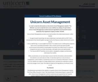 Unicornam.com(Unicorn Asset Management Limited. Independently managed OEIC Investment Funds) Screenshot