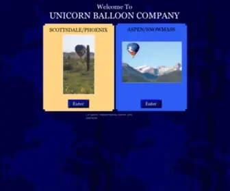 Unicornballoon.com(Unicorn-Welcome) Screenshot