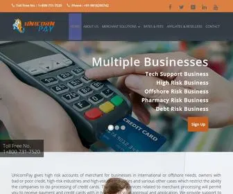 Unicornpay.com(Payment Gateway) Screenshot