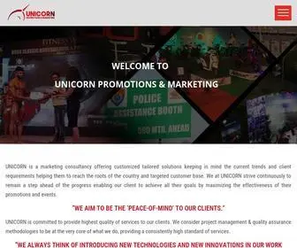 Unicornpromotions.in(Unicorn Promotions & Marketing) Screenshot