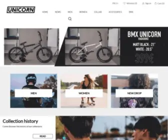 Unicornwearelegends.com(Boutique textile BMX) Screenshot