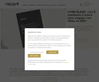 Unicorp.fr(Agence de communication globale et digitale) Screenshot