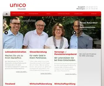 Unicotreuhand.ch(Treuhand) Screenshot