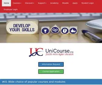 Unicourse.org(Home) Screenshot