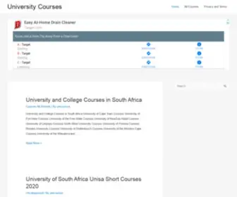 Unicourses.co.za(University Courses) Screenshot