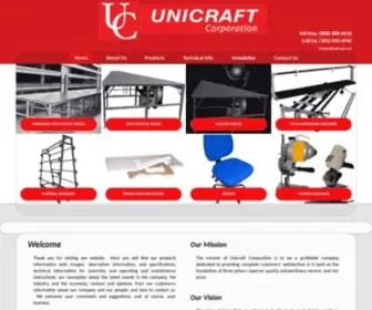 Unicraftcorp.com(Cutting Room Equipment for the Sewn Products Industry) Screenshot