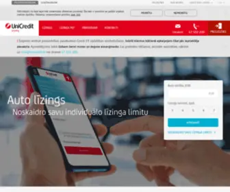 Unicreditleasing.lv(SIA UniCredit Leasing) Screenshot