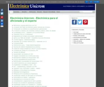 Unicrom.com(Electrónica Unicrom) Screenshot