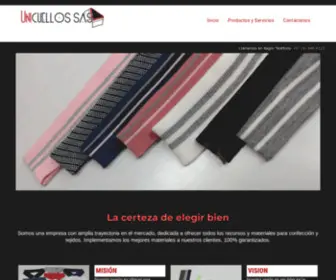 Unicuellos.com.co(Unicuellos S.A.S) Screenshot