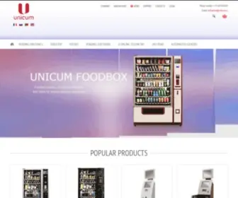 Unicum.ru(Торговые автоматы в Москве) Screenshot