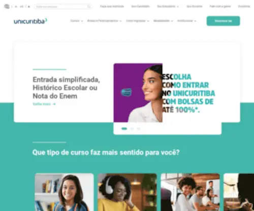 Unicuritiba.com.br(Unicuritiba) Screenshot