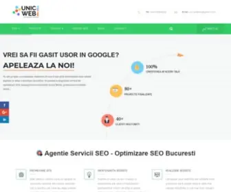 Unicweb.ro(SEO, Afiliere, Reseller) Screenshot