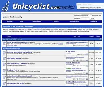 Unicyclist.com(The) Screenshot