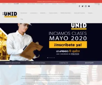 Unid.edu.mx(Institución educativa) Screenshot