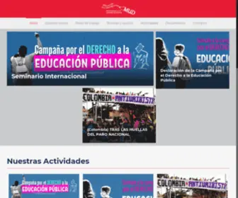 Unidaddocente.cl(Movimiento por la unidad docente) Screenshot