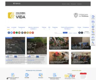 Unidadvictimas.gov.co(Inicio) Screenshot