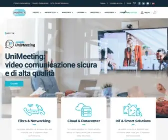 Unidata.it(Fibra Ottica & Network per Aziende a Roma) Screenshot
