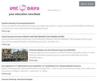 Unidays.com(Your education newsfeed) Screenshot