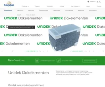 Unidek.nl(Dakelementen) Screenshot