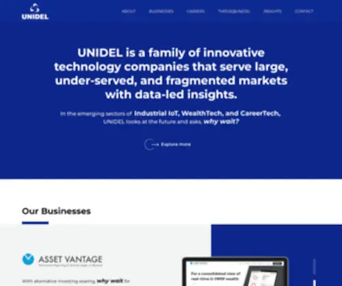 Unidel-Group.com(UNIDEL) Screenshot