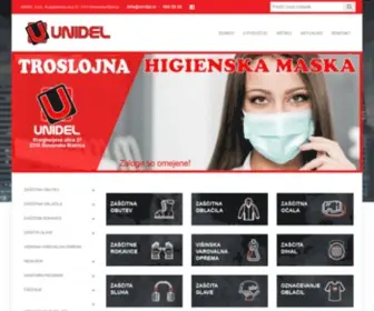 Unidel.si(Delu dajemo varnost) Screenshot