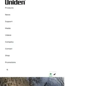 Uniden.co.nz(Home) Screenshot