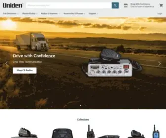 Uniden.com(Uniden America Corporation) Screenshot