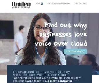 Unidenvoice.com(Uniden Voice Over Cloud) Screenshot