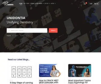 Unidontia.com(Unifying Dentistry) Screenshot